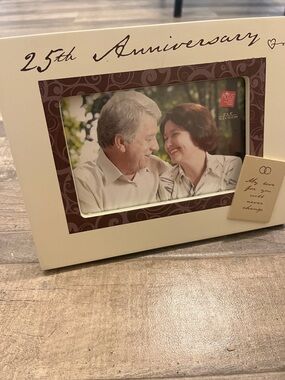 Russ 25th Anniversary Ivory Frame with Brown Accent